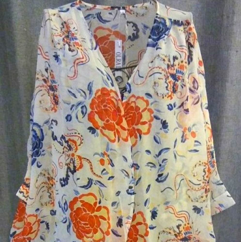 Beautiful Floral Okra in Kimono